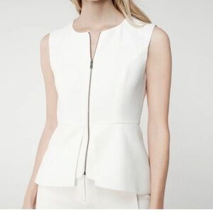 BCBGMaxAzria Abrielle Peplum Top, Size M